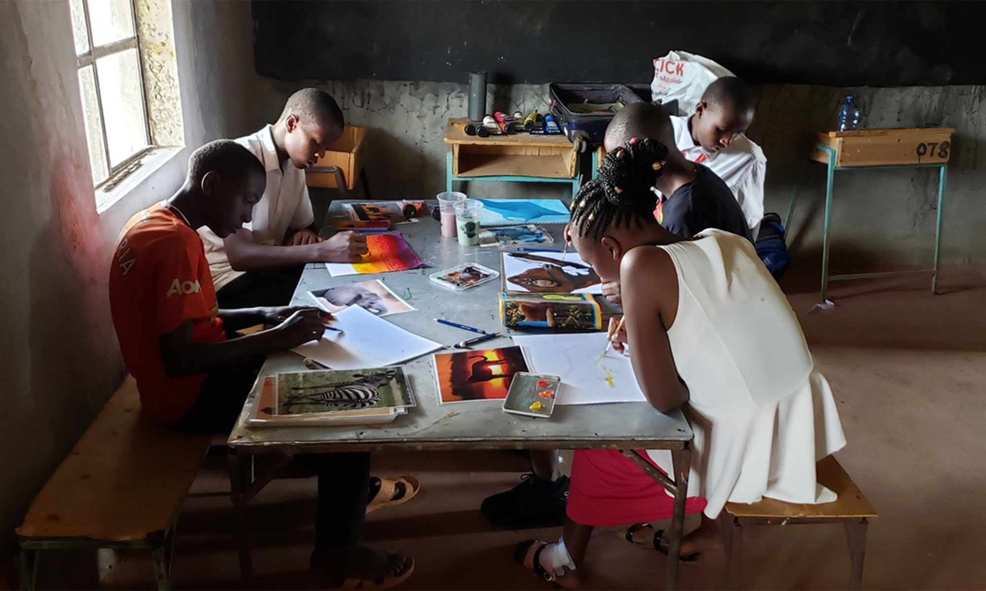 how to draw a lion art class at rapha community center