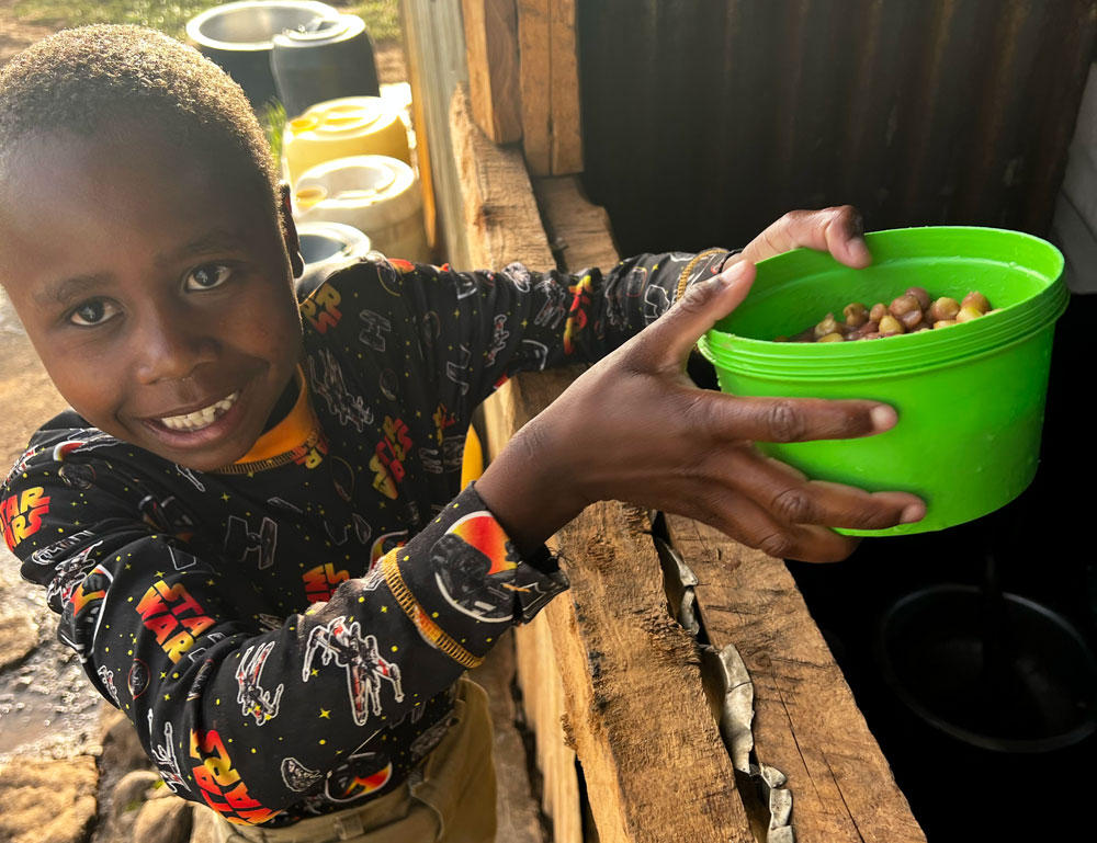 feeding at Rapha community center