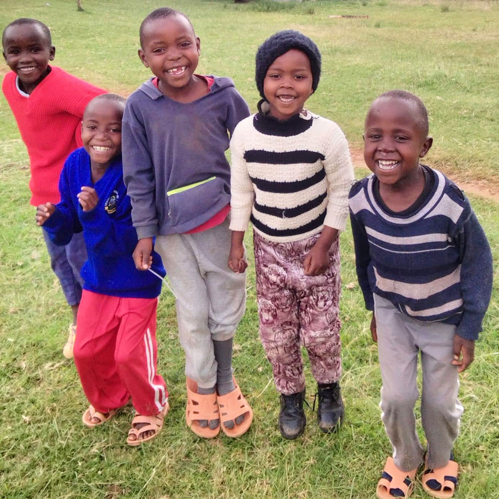 young children at rapha community center