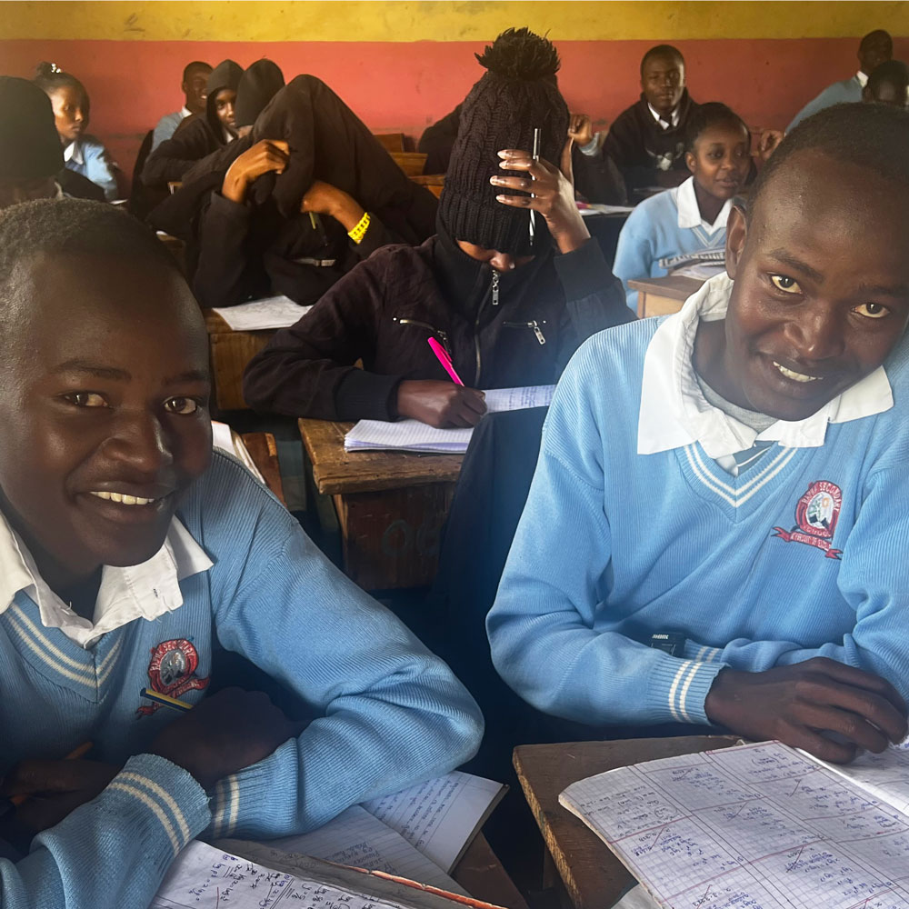 Students at Rapha Secondary School