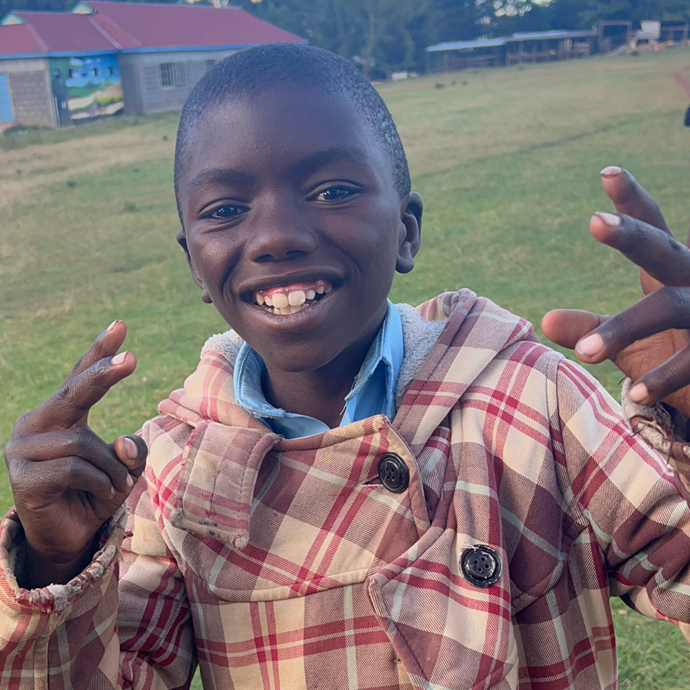 Samuel boy at Rapha Community Center